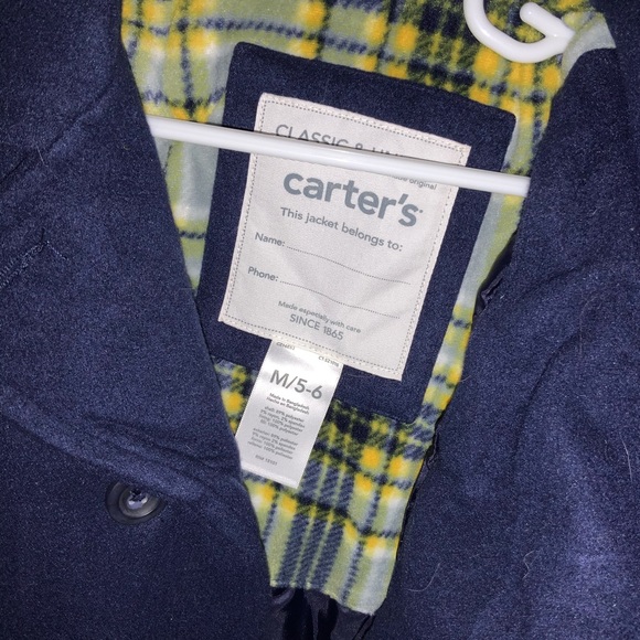 Kids navy pea coat - Picture 3 of 3